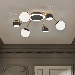 Потолочная люстра Arte Milano Ferrara-71040 272040/6 BK/GD