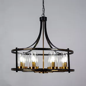 Подвесная люстра Arte Lamp Avior A7011SP-8BK