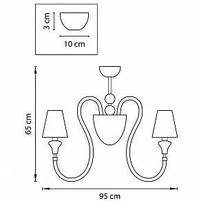 Люстра на штанге Lightstar Otto 809086