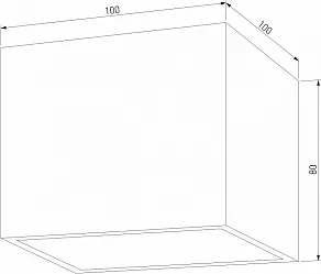 Накладной светильник Elektrostandard Corudo a063686