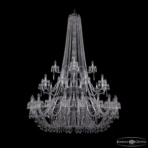 Подвесная люстра Bohemia Ivele Crystal 1403 1403/20+10+5/530/h-203/3d Ni