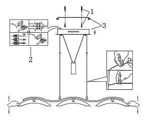 Подвесной светильник Globo Mangue 67062-3H
