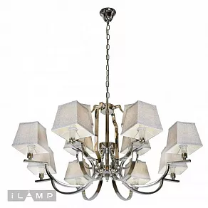 Подвесная люстра iLamp Hilton 6943-8+4 CR