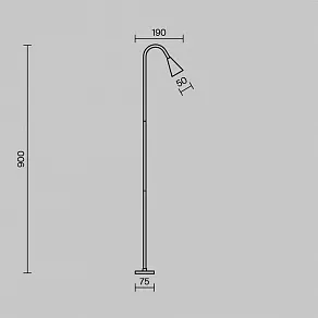 Наземный низкий светильник Maytoni Outdoor Barb O531FL-L3B3K1