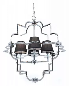 Подвесная люстра LUMINA DECO Baltimore LDP 8020-4 CHR+BK