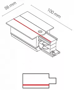 Токопровод правый Nowodvorski Ctls Power 8690