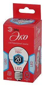 Лампа светодиодная Эра ЭКО E27 20Вт 4000K Б0031710