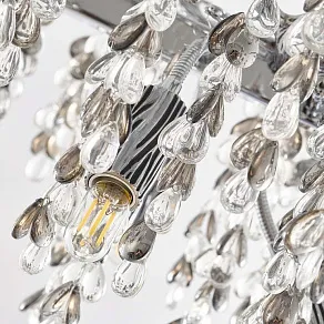 Подвесная люстра Arte Milano Веточка 230210.700.6.E14.H3 CB Clear-Smoky