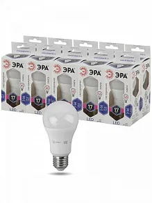 Лампа светодиодная Эра Стандарт E27 17Вт 6000K LED A60-17W-860-E27