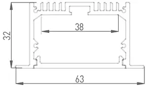 Профиль встраиваемый DesignLed LE 00-00010359