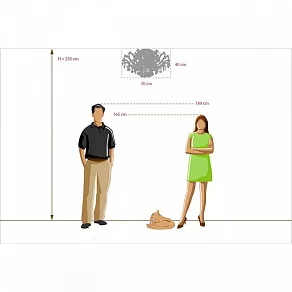 Потолочная люстра Chiaro Луиза 1 383010106