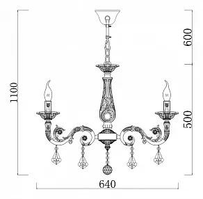 Подвесная люстра Maytoni Bianco ARM216-06-W