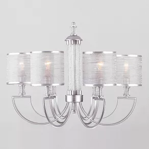 Подвесная люстра Eurosvet Licata 60099/6 серебро