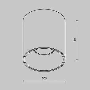 Накладной светильник Maytoni Alfa LED C064CL-5W4K-RD-WB