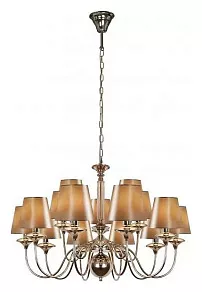 Подвесная люстра iLamp Rolling P2406-10+5 Nickel