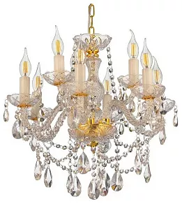 Подвесная люстра LUMINA DECO Eliza LDP 7026-6+3 SL+GD