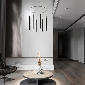 Подвесная люстра Eurosvet  301101 LED черный