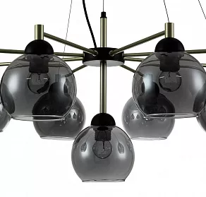 Подвесная люстра Indigo Grappoli 11029/9P Black