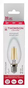 Лампа светодиодная Thomson Filament Candle E14 11Вт 6500K TH-B2371