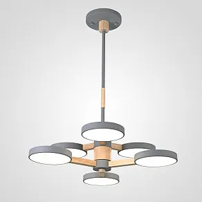 Люстра на штанге Imperiumloft TURNA Gray TURNA-DBL01