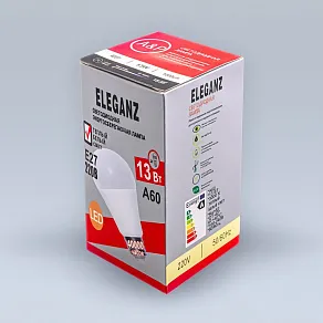 Лампа светодиодная Eleganz  E27 13Вт 3000K 1372