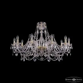 Подвесная люстра Bohemia Ivele Crystal 1411 1411/10/360 G
