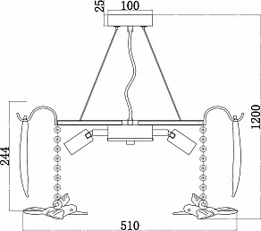 Подвесная люстра Favourite Philomela 3054-6P