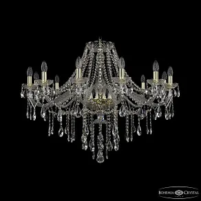 Подвесная люстра Bohemia Ivele Crystal 1415 1415/12/360 G