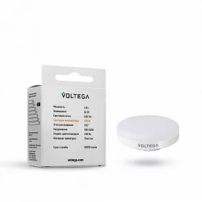 Лампа светодиодная Voltega GX53 6W GX53 6Вт 2800K 7770