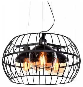 Подвесная люстра LUMINA DECO Optis LDP 11765-3 BK