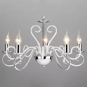 Подвесная люстра Eurosvet Silva 60090/5 хром