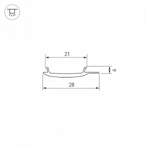 Рассеиватель Arlight STRETCH 040819