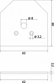 Заглушка для трека Elektrostandard Slim Magnetic a067417