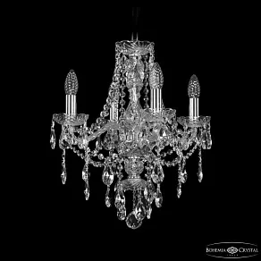 Подвесная люстра Bohemia Ivele Crystal 1415 1415/4/141 Ni