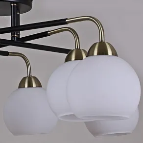 Потолочная люстра ILLUMICO  IL0252-8CSQ-79 BK AB