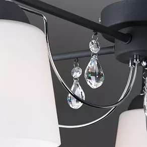 Потолочная люстра Eurosvet Campana 70094/5 черный