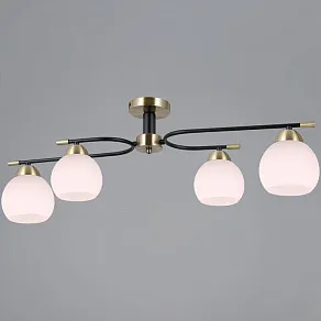 Потолочная люстра ILLUMICO LIBRA IL0638-4CSQ-24 AB BK LIBRA