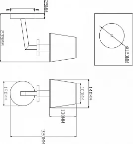Бра Moderli Anna V2670-1W