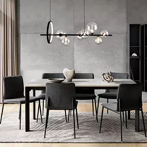 Подвесной светильник Eurosvet Sorento 90167/8 черный Smart