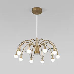 Люстра на штанге Eurosvet Ragno 90030/10 LED золото