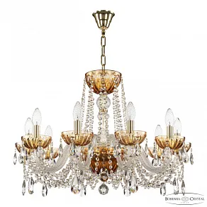 Подвесная люстра Bohemia Ivele Crystal 5402 5402/10/240 G Amber/M-1H