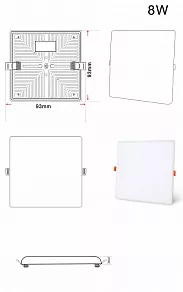 Встраиваемый светильник Zortes CLOUD ZRS.57794.8