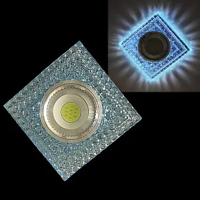 Встраиваемый светильник Reluce  42197-9.0-001PL MR16+LED3W LBL
