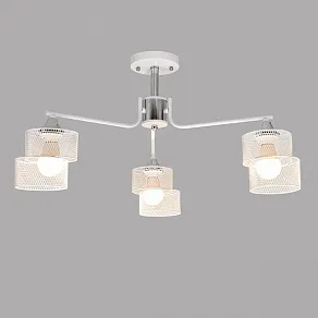 Люстра на штанге Imex MD.4252 MD.4252-3-S-WH+CH