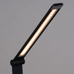 Настольная лампа офисная Reluce 02088-1 02088-0.7-01T BK (USB)