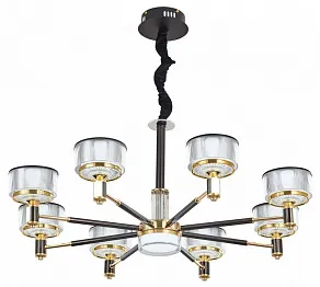 Подвесная люстра Arte Milano Neapolis-76210 276210/8 BK/GD