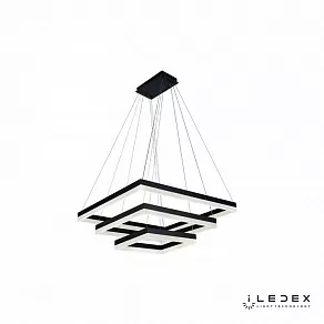 Подвесной светильник iLedex Twins D0319-3 (400x600x800) BK