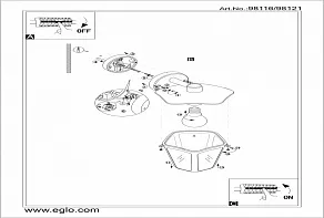 Светильник на штанге Eglo Monreale 98116