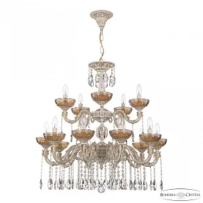 Подвесная люстра Bohemia Ivele Crystal AL7901 AL79101/10+5/250/2D A WMG P Shampan/M-1G