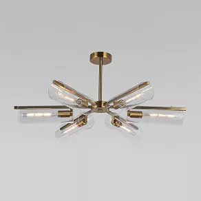 Люстра на штанге Eurosvet Trompeta 70144/6 латунь